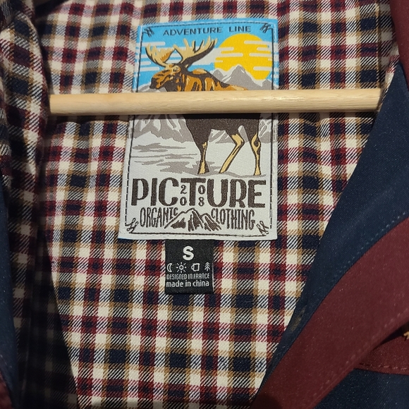 NWT Picture Organic Clothing Dark Blue Winter Coat - Picture 5 of 8